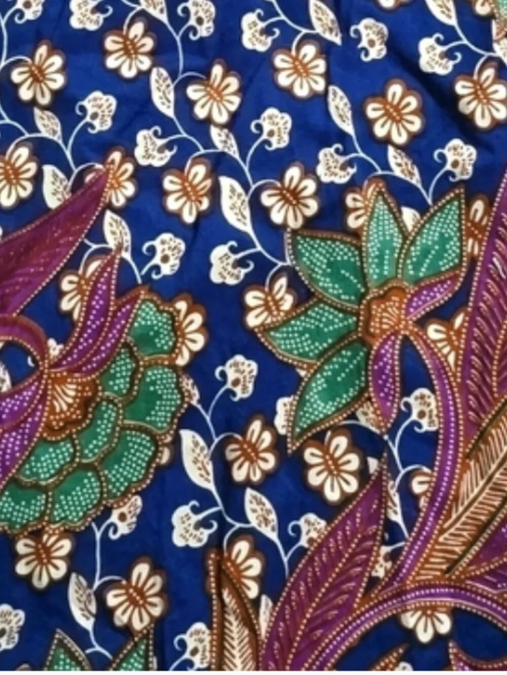 Anthropologie Edme & Esyllte Boho Floral Batik Print Maxi Skirt Size 4 Patchwork - Picture 8 of 8